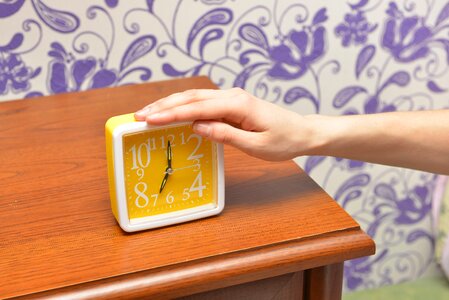 Alarm clock hand