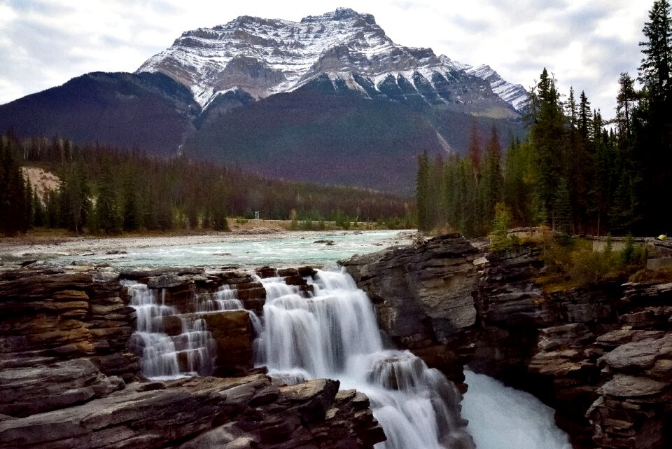 Athabasca falls jasper national park