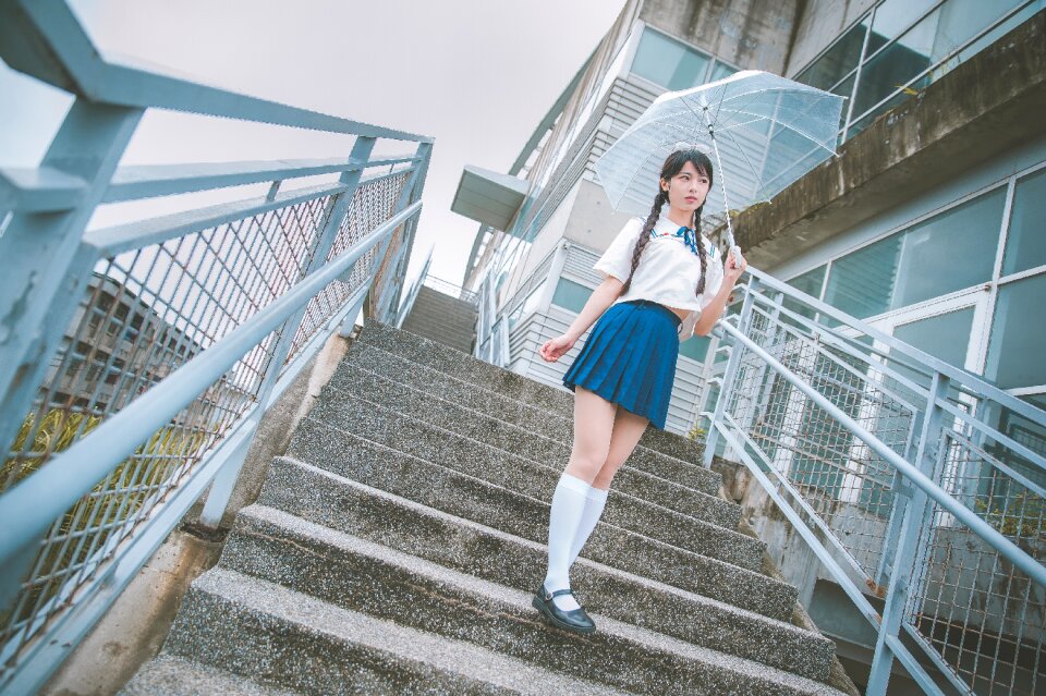 Female high school student