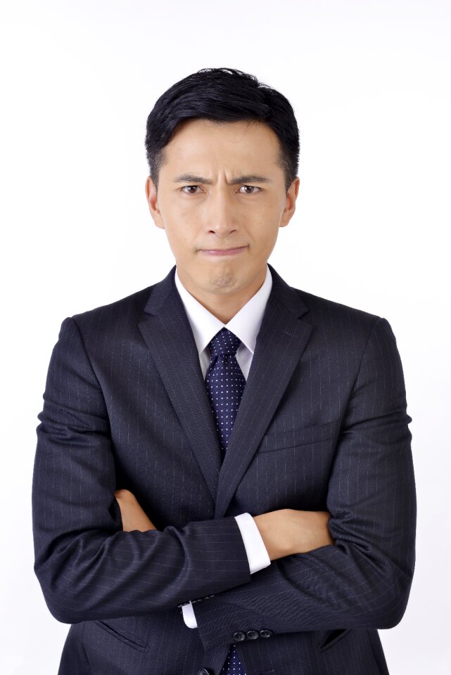 Businee man angry