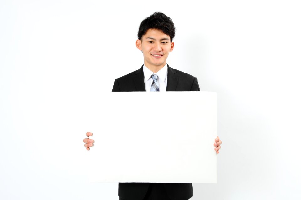 Business man message board