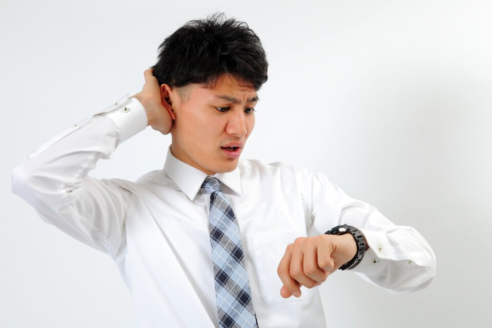 Business man wristwatch