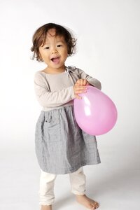 Child girl portrait balloon photo