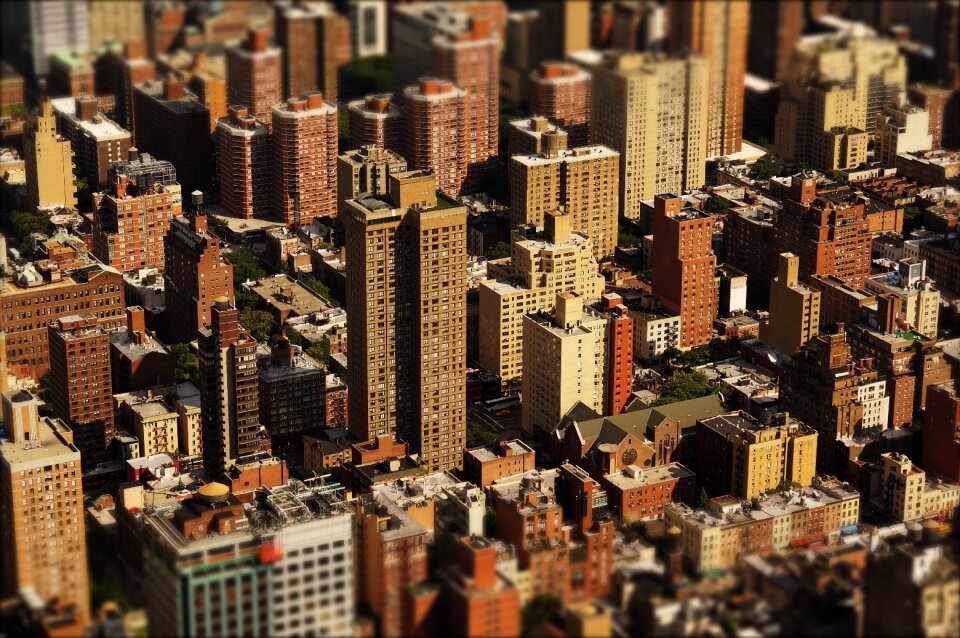Cityscape residential area