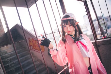 Cosplay woman girl portrait
