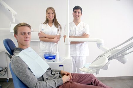 Dentist patient dental photo