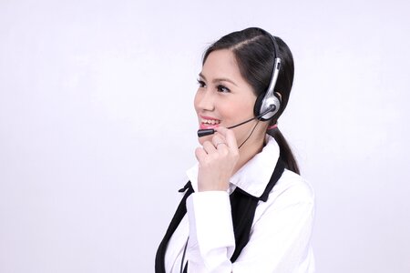 Customer service woman