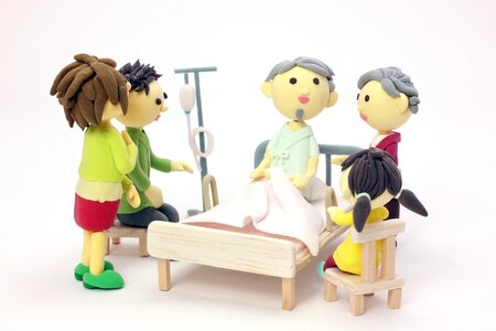 Family hospital dolls photo