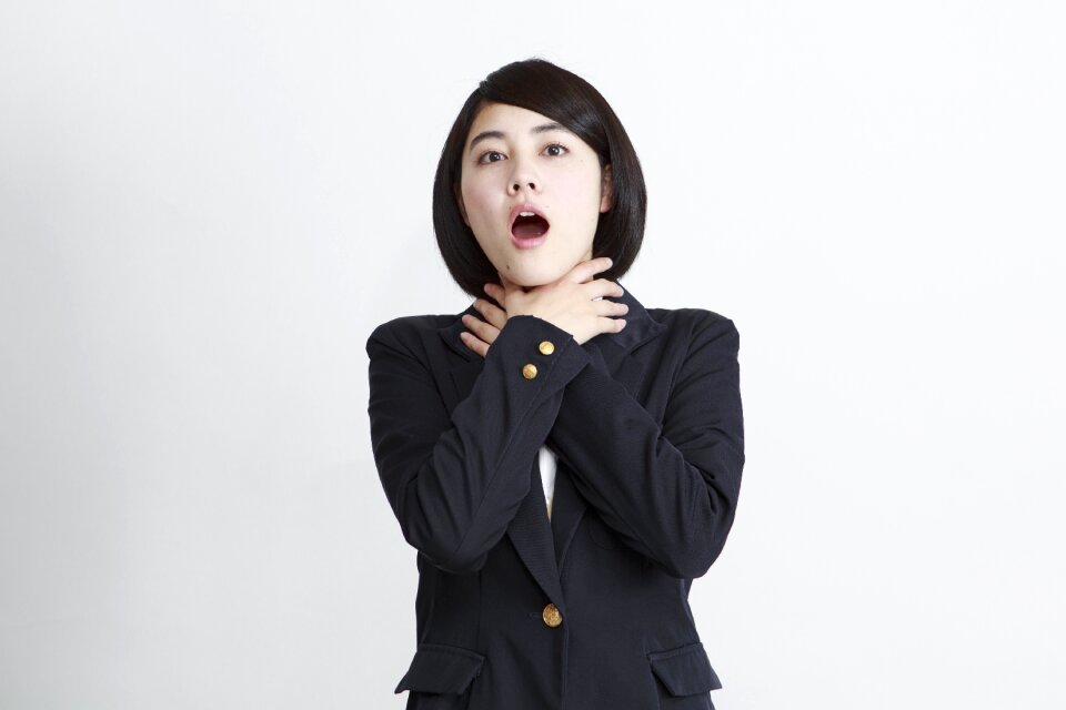 Female student neck