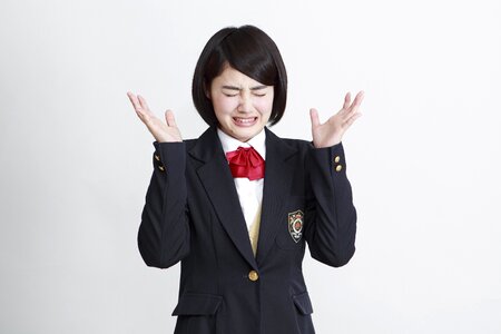Female student stress