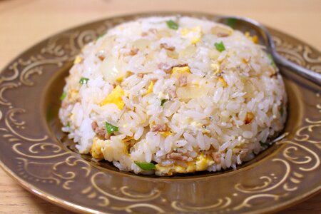 Fried rice food
