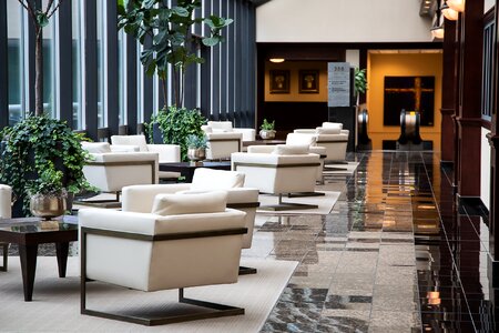 Hotel lobby