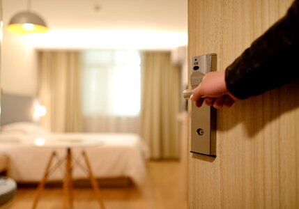 Hotel door room
