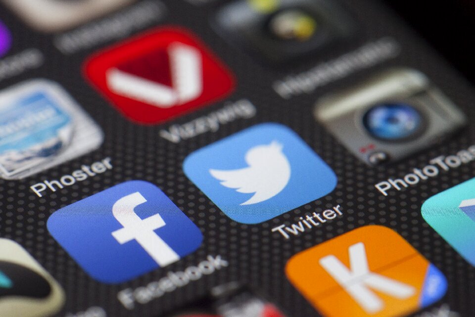 Icon twitter smartphone