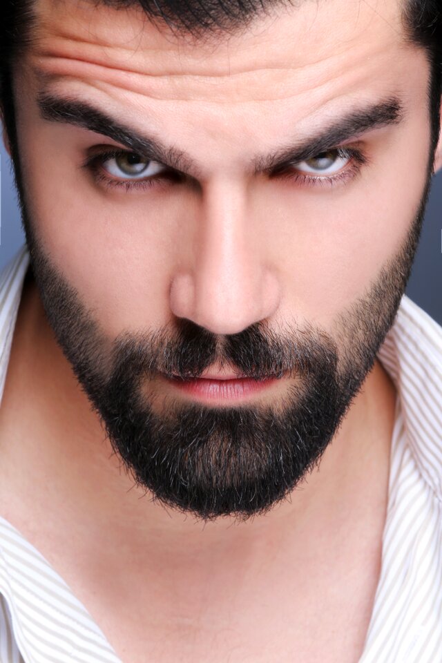 Man face