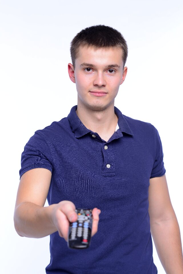 Man portrait remote controller