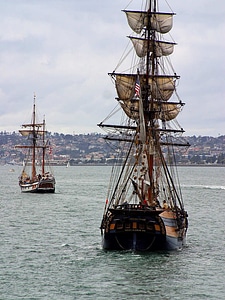 Sailing boat ocean yacht photo