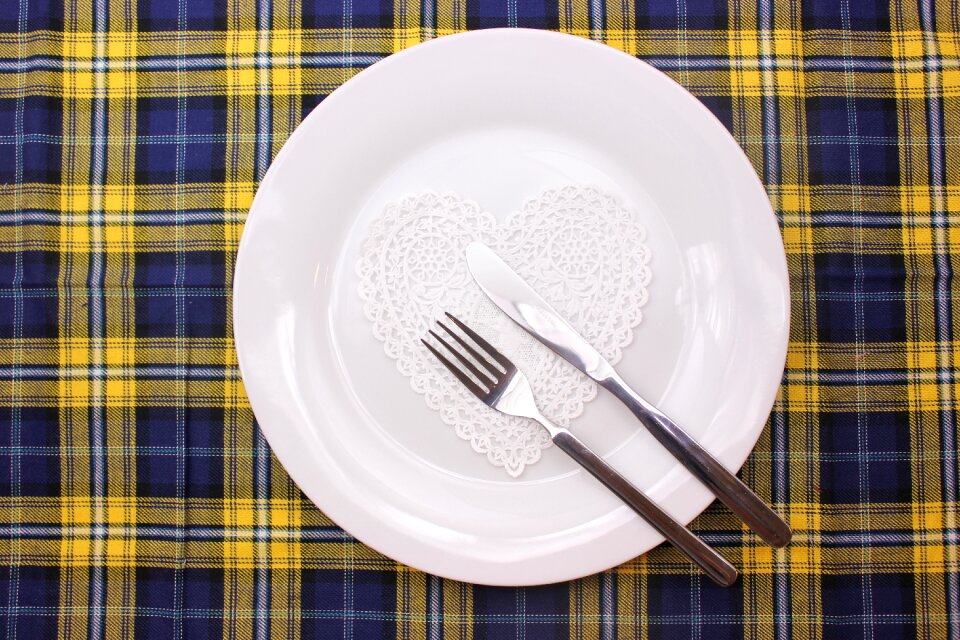 Plate fork table knife