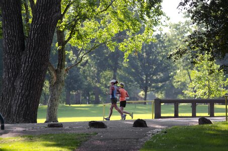 Park jogging