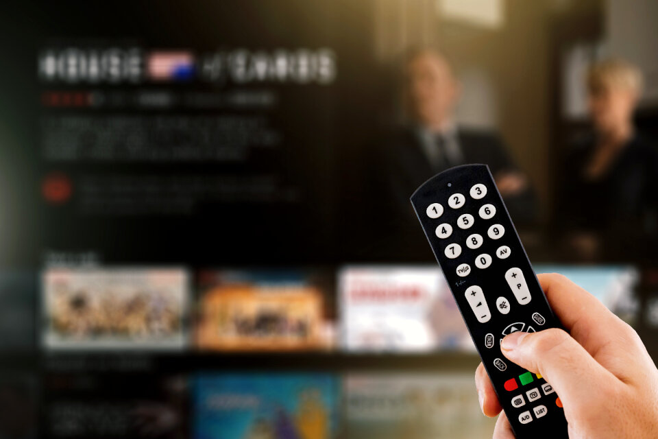 Remote control television