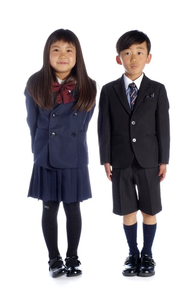 Schoolgirl schoolboy children