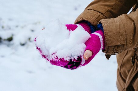 Snow hands