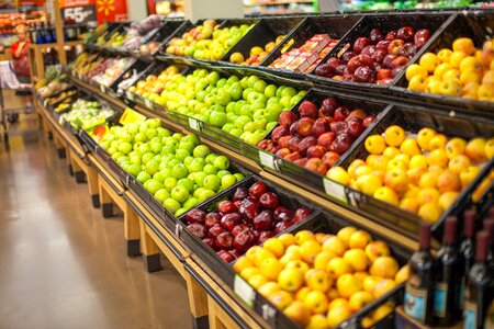 Supermarket fruits