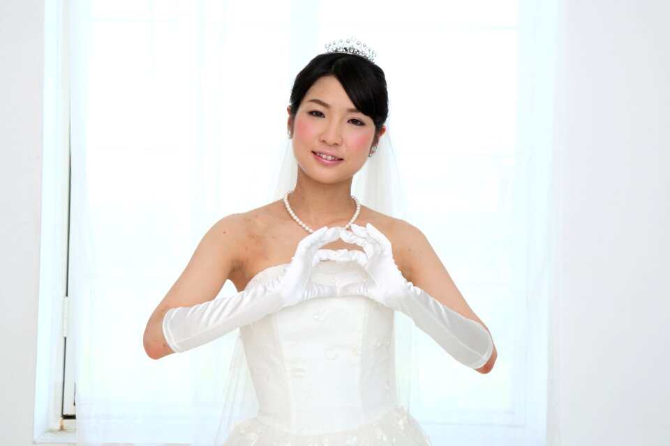 Wedding bride heart