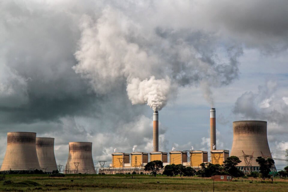 Thermal power station smoke