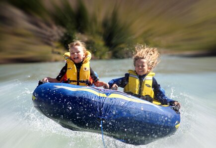 Towable tube children