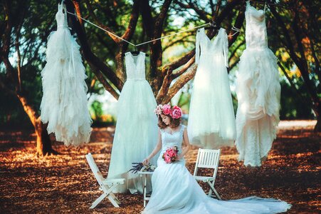 Wedding dress bride