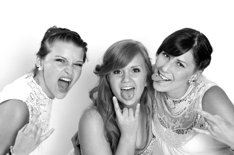 Three girls friends