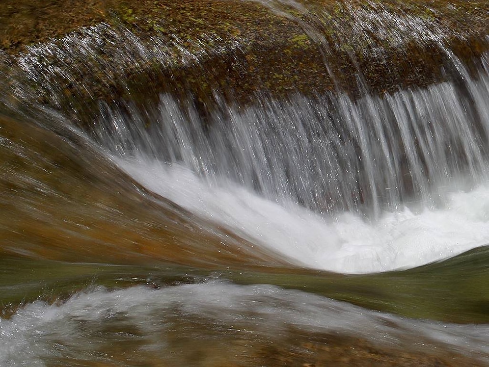 River nature waterfall