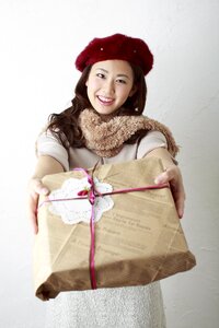 Woman girl portrait gift