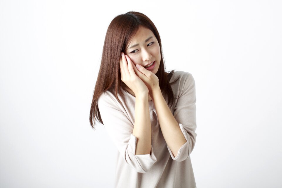 Woman girl tooth decay