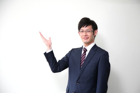 Business man guide