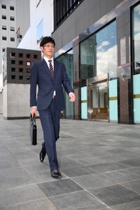 Business man walking