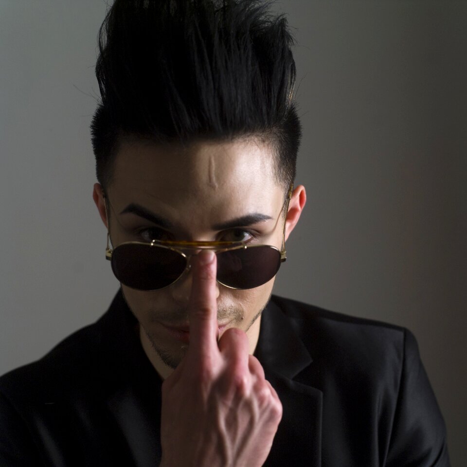 Man portrait sunglasses