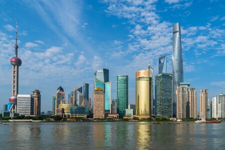 Shanghai buildings cityscape