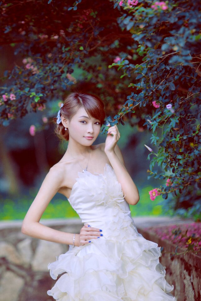 Wedding dress bride