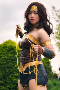 Wonder woman cosplay photo