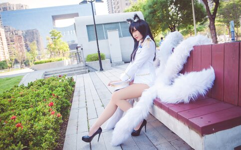 Cosplay ahri lol photo