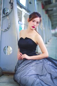 Woman girl portrait