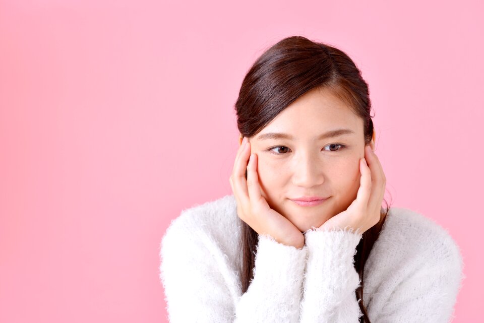 Woman girl portrait