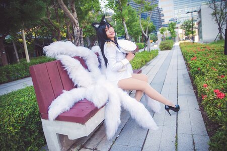 Cosplay ahri lol photo