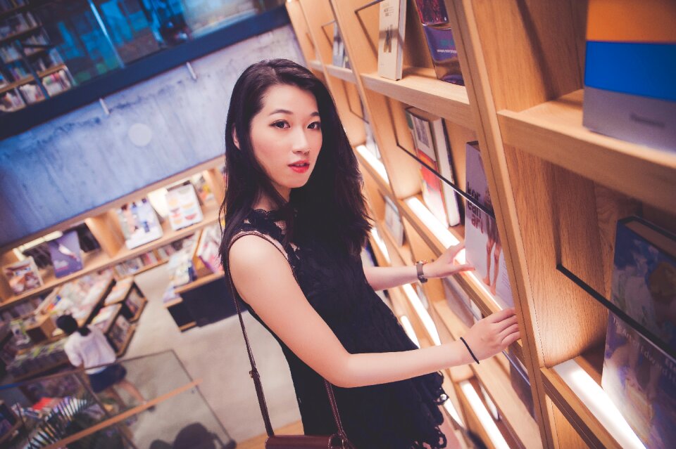 Woman girl portrait