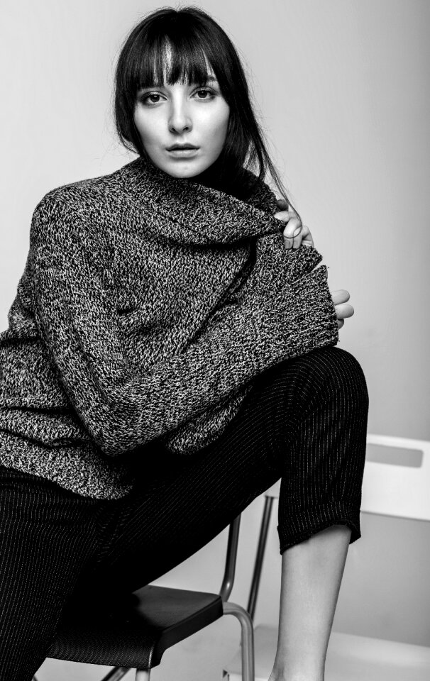 Woman girl portrait