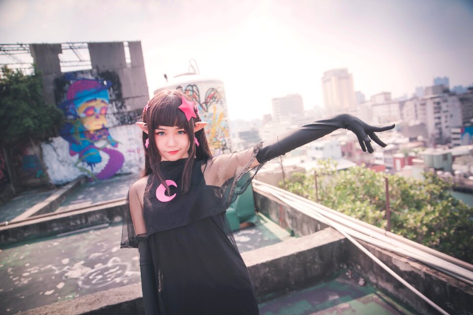 Cosplay woman girl portrait