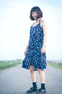 Woman girl portrait