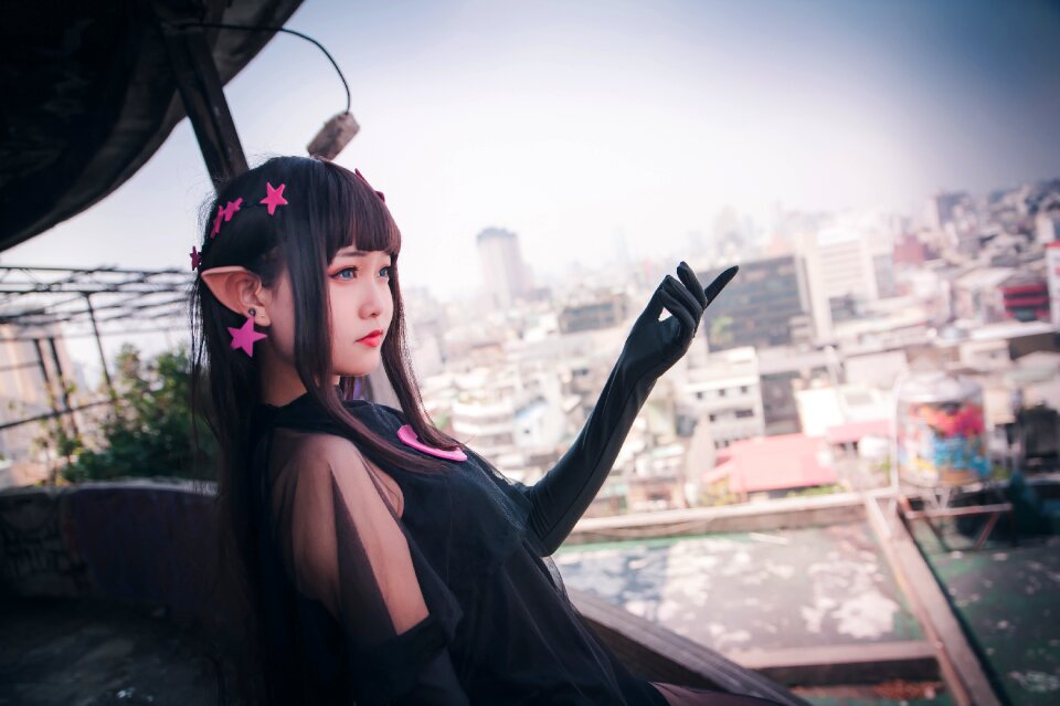 Cosplay woman girl portrait